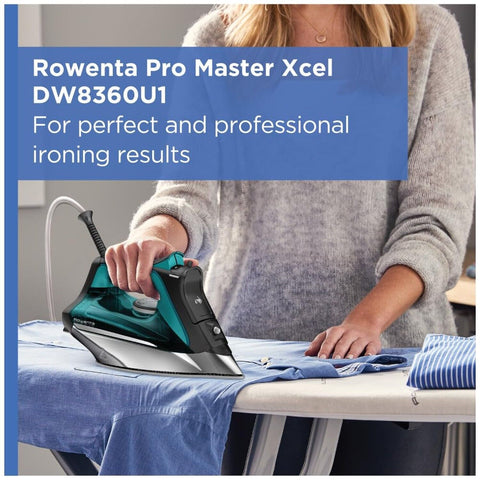 Rowenta, Iron, Pro Master Stainless Steel Soleplate Steam Iron for Clothes, 2...