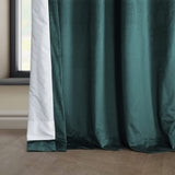 HPD Half Price Drapes Heritage Plush Velvet Curtains 84 Inches Long Room Dark...