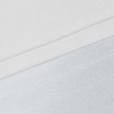 White Full Blackout Pinch Pleated Curtain 95 Inches Long for Bedroom Noise Re...