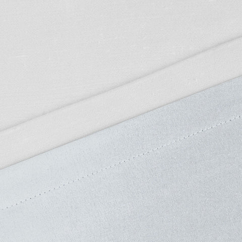 White Full Blackout Pinch Pleated Curtain 95 Inches Long for Bedroom Noise Re...