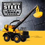 Tonka Steel Classics Mighty Crane - Made with Steel & Sturdy Plastic, Yellow ...