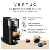 Nespresso Vertuo Next Deluxe Coffee and Espresso Maker, Pure Small, Chrome