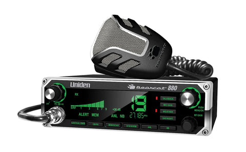 Uniden BEARCAT 880 CB Radio with 40 Channels and Large Easy-to-Read 7-Color L...