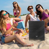 Pyle 8'' Portable Wireless Bluetooth Speaker System - Built-in 8 inch, Black