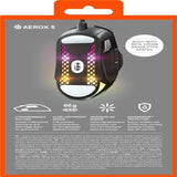 SteelSeries Aerox 5 - Lightweight Gaming Mouse - 18000 CPI -- TrueMove Black