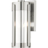 Livex Lighting 22382-91 2 Light Brushed Nickel Outdoor Wall Lantern