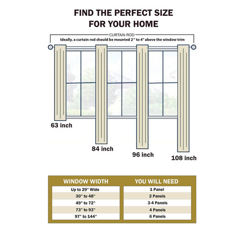 Superior Blackout Curtains, Room Darkening Window Accents, Sunblocking, Therm...