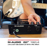 M-Audio AIR 192x4 USB C Audio Interface for Recording, Podcasting, Streaming ...