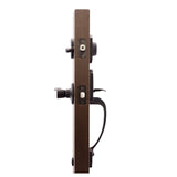 Copper Creek HZ2610XEK-BC Heritage Front Entrance Handleset in Black with Egg...