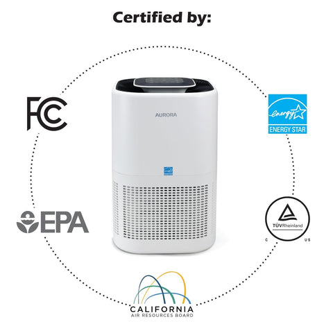 Aurora AR100W Air Purifier for Mold, Smoke, Dust, Odors, Pollen, Allergens, a...