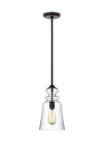 Generation Lighting 6536901-710 Kea Pendant, 1-Light 60 Watts, Bronze