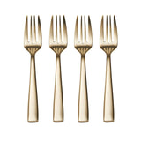 Mikasa Delano Gold Plated 20-Piece Stainless Steel Flatware Set, Service for 4