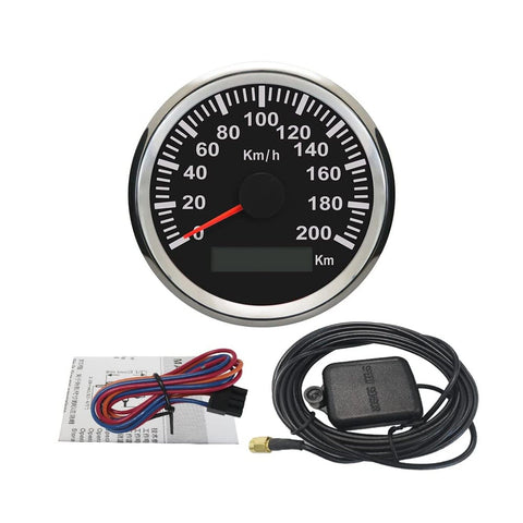 ELING Waterproof GPS Speedometer Odometer 200KM/H for Car Motorbike Buggy wit...