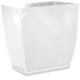 The HC Companies 16 Inch Aria Square Planter - Plastic Plant Pot for Indoor O...