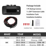 Anina Tailgate Handle Backup Camera Replacement for 2014-2018 Chevy Silverado...
