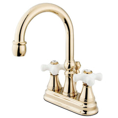 Kingston Brass KS2612PX Governor 4-Inch Centerset Lavatory Faucet with Brass ...