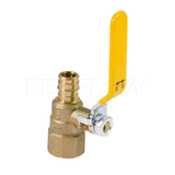 Midline Valve FFBL3-NL-5 Heavy Duty Full Port Ball Valve, Brass with 1 in. FI...