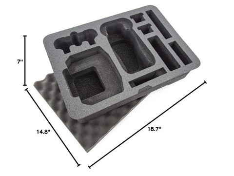 Nanuk 925 Waterproof Case with Foam Insert for DJI Mavic 3 Fly More/Cine Prem...