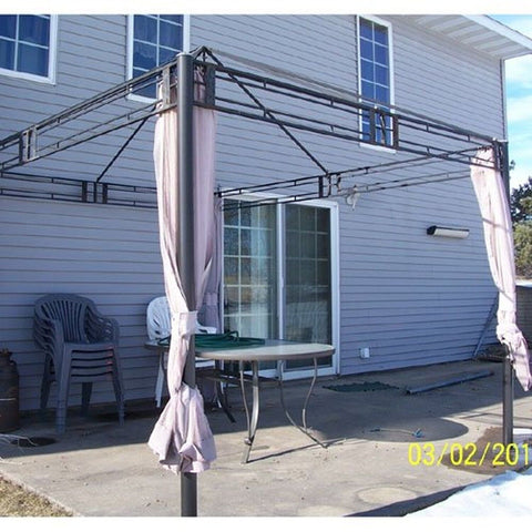 Garden Winds 11 x 9 Rectangular Gazebo Replacement Canopy Top Cover