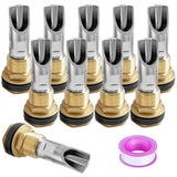 Joywayus 10PCS 1/2 Stainless Steel Automatic Pig Nipple Water Drinker Feeder ...