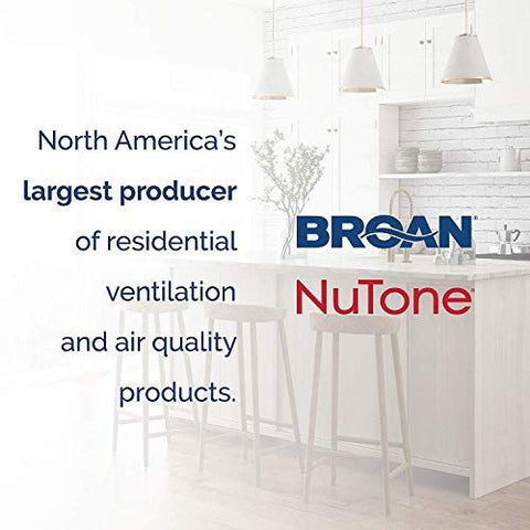 Broan-NuTone Very Quiet Ceiling Bathroom Exhaust Fan, ENERGY 80 CFM, White