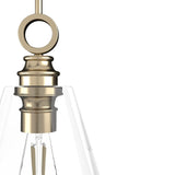 Hunter - Klein 1-light Alturas Gold, Medium Size Pendant Light, Dimmable, Cas...