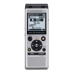 Olympus WS-852 silver voice recorder with true stereo mic, 4GB, 110 hours bat...