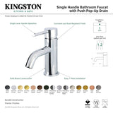 Kingston Brass LS822DLPN Concord Bathroom Faucet, Polished Nickel, 2.13 x 4.8...