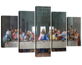 NAN Wind 5 Piece Large Size the Last Supper by Leonardo da Vinci Classic Art ...