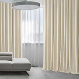 HPD Half Price Drapes Signature Plush Extra Wide Velvet Blackout Curtains for...