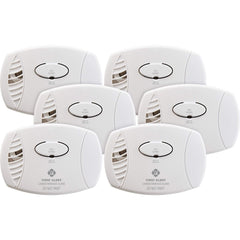 First Alert CO400 Carbon Monoxide Detector, Battery Operated, 6-Pack , White