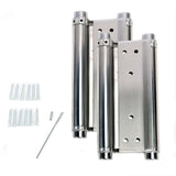 Pair of 8" Heavty Duty Double Action Spring Hinges, Self Closing Door Hinges ...