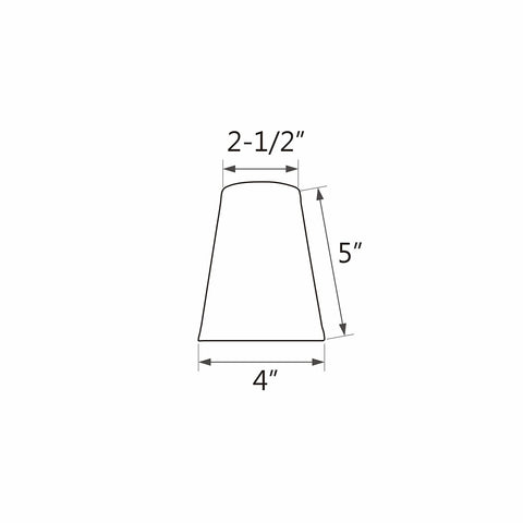 Aspen Creative 32660-9 Small Hardback Empire Shape Chandelier Set (9 Pack), T...