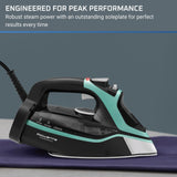 Rowenta Steam Force Stainless Steel Soleplate Steam Iron for Clothes 400 Micr...