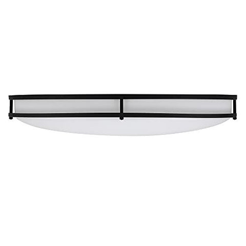 24 inch Matte Black Oval 40 Watt 2800 Lumens Dimmable 24 inches,