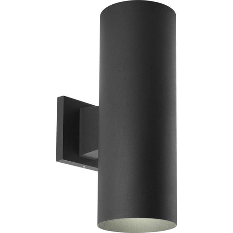 Progress Lighting Cylinder Collection 5" Modern Outdoor Up/Down LED Wall Lant...