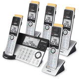 VTech IS8151-5 Super Long Range 5 Handset DECT 6.0 Cordless Phone for Home wi...