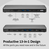 Kensington AD2010T4 Thunderbolt 4 Dual 4K Docking Station, 96W Power Charging...