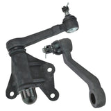 TRQ Front Steering Kit Idler Arm & Bracket Assembly Pitman Arm Compatible wit...