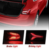 Tail Light Brake Lamps Compatible with 2019 2020 2021 2022 Chevy Malibu Rear ...