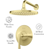 Pfister LG89-7RHBG Rhen Shower Only Trim, Brushed Gold