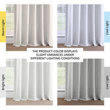 HPD Half Price Drapes French Linen Curtains 108 Inches Long Room Darkening Cu...