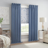Waverly Annisa Jacobean Floral 100% Blackout Roman Shade, Cordless and Noise ...