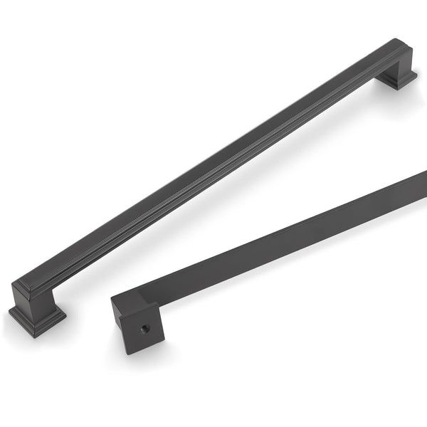 COTYKILEY 10 Pack 10 Inch(256mm) Matte Black Cabinet Handles Black Kitchen Ca...