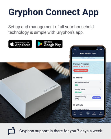 Gryphon Guardian Mesh WiFi Router and Parental Control System with Content Fi...