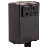 Westbrass ASB-2B3-26 Disposal Air Switch and Dual Outlet Control Box, , Polis...