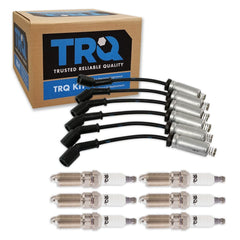 TRQ Ignition Kit Spark Plugs Spark Plugs Wire Set Compatible with 2014-2021 C...