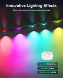 Permanent Outdoor Lights 130ft, Smart RGB LED Eaves Lights with 54 Scene Mode...