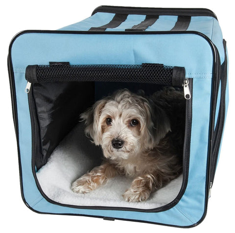 PET LIFE 'Capacious' Dual-Sided Expandable Spacious Wire Folding Collapsible ...