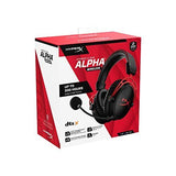 HyperX Cloud Alpha Wireless - Gaming Headset for PC, 300-hour Wireless, Red